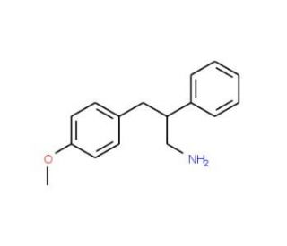 3-(4-Methoxy-phenyl)-2-phenyl-propylamine - chemical structure image