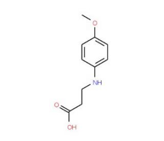 3-(4-Methoxy-phenylamino)-propionic acid (CAS 178425-91-7) - chemical structure image