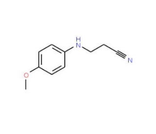 3-(4-Methoxy-phenylamino)-propionitrile (CAS 33141-33-2) - chemical structure image