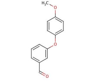 3-(4-Methoxyphenoxy)benzaldehyde (CAS 62373-80-2) - chemical structure image