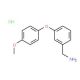 3-(4-Methoxyphenoxy)benzylamine hydrochloride (CAS 154108-33-5) - chemical structure image