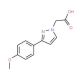 [3-(4-Methoxyphenyl)-1H-pyrazol-1-yl]acetic acid - chemical structure image