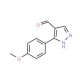 3-(4-methoxyphenyl)-1H-pyrazole-4-carbaldehyde (CAS 199682-73-0) - chemical structure image
