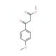 3-(4-Methoxyphenyl)-3-oxo-propionic acid methyl ester (CAS 22027-50-5) - chemical structure image