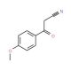 3-(4-Methoxyphenyl)-3-oxopropanenitrile (CAS 54605-62-8) - chemical structure image