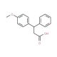 3-(4-Methoxyphenyl)-3-phenylpropanoic acid - chemical structure image