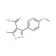3-(4-Methoxyphenyl)-5-methylisoxazole-4-carboxylic acid (CAS 93041-45-3) - chemical structure image