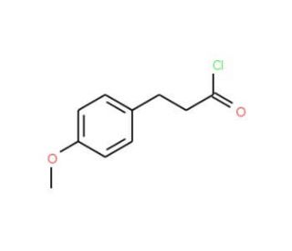 3-(4-Methoxyphenyl)propionyl chloride (CAS 15893-42-2) - chemical structure image