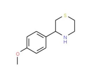 3-(4-Methoxyphenyl)-thiomorpholine (CAS 887344-27-6) - chemical structure image