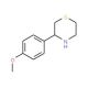 3-(4-Methoxyphenyl)-thiomorpholine (CAS 887344-27-6) - chemical structure image