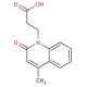 3-(4-Methyl-2-oxo-2H-quinolin-1-yl)-propionic acid - chemical structure image