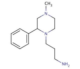 3-(4-methyl-2-phenylpiperazin-1-yl)propan-1-amine - chemical structure image