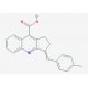 3-(4-Methyl-benzylidene)-2,3-dihydro-1H-cyclopenta[b]quinoline-9-carboxylic acid - chemical structure image