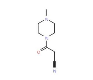 3-(4-Methyl-piperazin-1-yl)-3-oxo-propionitrile (CAS 15029-34-2) - chemical structure image