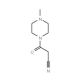 3-(4-Methyl-piperazin-1-yl)-3-oxo-propionitrile (CAS 15029-34-2) - chemical structure image
