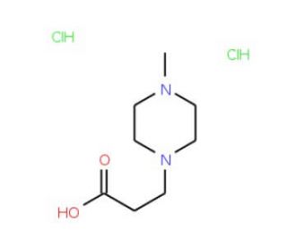 3-(4-Methyl-piperazin-1-yl)-propionic acid dihydrochloride - chemical structure image
