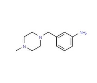 3-(4-Methyl-piperazin-1-ylmethyl)aniline (CAS 198281-55-9) - chemical structure image