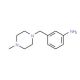 3-(4-Methyl-piperazin-1-ylmethyl)aniline (CAS 198281-55-9) - chemical structure image