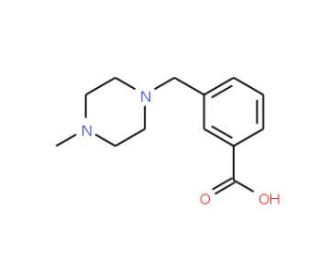 3-(4-Methyl-piperazin-1-ylmethyl)benzoic acid (CAS 514209-42-8) - chemical structure image