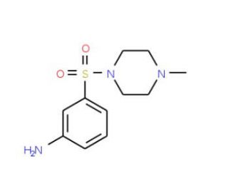 3-(4-Methyl-piperazine-1-sulfonyl)-phenylamine (CAS 436095-35-1) - chemical structure image