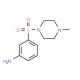 3-(4-Methyl-piperazine-1-sulfonyl)-phenylamine (CAS 436095-35-1) - chemical structure image
