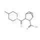 3-(4-Methyl-piperidine-1-carbonyl)-bicyclo[2.2.1]hept-5-ene-2-carboxylic acid (CAS 436810-99-0) - chemical structure image