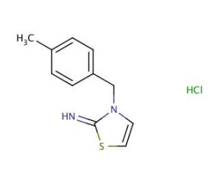 3-(4-methylbenzyl)-1,3-thiazol-2(3H)-imine hydrochloride - chemical structure image