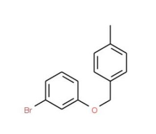 3-(4-Methylbenzyloxy)bromobenzene (CAS 845866-54-8) - chemical structure image