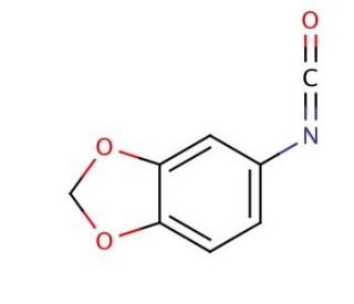 3,4-(Methylenedioxy)phenyl isocyanate (CAS 69922-28-7) - chemical structure image