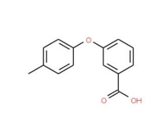 3-(4-Methylphenoxy)benzoic acid (CAS 62507-86-2) - chemical structure image