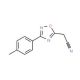 [3-(4-methylphenyl)-1,2,4-oxadiazol-5-yl]acetonitrile (CAS 58599-00-1) - chemical structure image