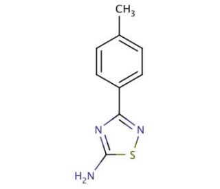 3-(4-Methylphenyl)-1,2,4-thiadiazol-5-amine - chemical structure image