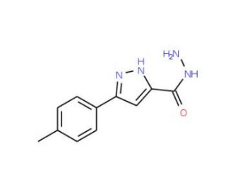 3-(4-methylphenyl)-1H-pyrazole-5-carbohydrazide - chemical structure image