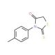 3-(4-methylphenyl)-2-thioxo-1,3-thiazolidin-4-one (CAS 3919-81-1) - chemical structure image