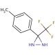 3-(4-Methylphenyl)-3-(trifluoromethyl)diaziridine (CAS 87736-82-1) - chemical structure image