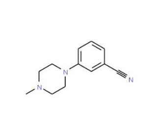 3-(4-Methylpiperazin-1-yl)benzonitrile (CAS 204078-35-3) - chemical structure image