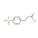3-[4-(Methylsulfonyl)phenyl]propanoic acid (CAS 387350-46-1) - chemical structure image