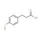 3-[4-(Methylthio)phenyl]propionic acid (CAS 138485-81-1) - chemical structure image