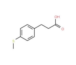 3-(4-Methylthiophenyl)propionic acid (CAS 138485-81-1) - chemical structure image