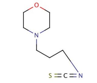3-(4-Morpholino)propyl isothiocyanate (CAS 32813-50-6) - chemical structure image