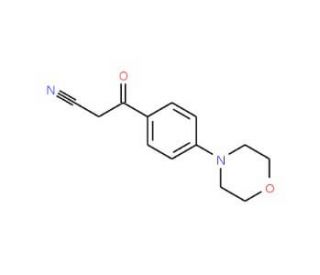 3-(4-Morpholinophenyl)-3-oxopropanenitrile (CAS 887591-40-4) - chemical structure image
