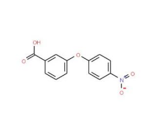 3-(4-Nitrophenoxy)benzoic acid - chemical structure image