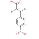 3-(4-Nitrophenyl)-2,3-dibromopropionic Acid (CAS 35447-78-0) - chemical structure image