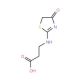 3-(4-Oxo-4,5-dihydro-thiazol-2-ylamino)-propionic acid - chemical structure image