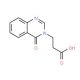 3-(4-oxoquinazolin-3(4H)-yl)propanoic acid (CAS 25818-88-6) - chemical structure image
