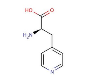3-(4-Pyridyl)-D-alanine (CAS 37535-50-5) - chemical structure image