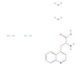 3-(4-Quinolyl)-DL-alanine dihydrochloride dihydrate - chemical structure image