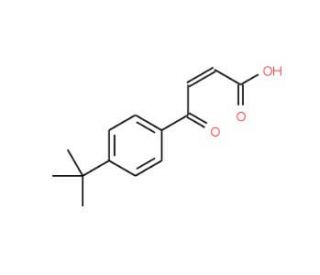 3-4-tert-Butylbenzoylacrylic acid (CAS 97678-86-9) - chemical structure image