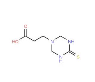 3-(4-Thioxo-[1,3,5]triazinan-1-yl)-propionic acid - chemical structure image
