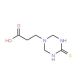3-(4-Thioxo-[1,3,5]triazinan-1-yl)-propionic acid - chemical structure image
